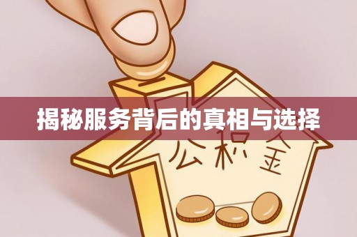 潍坊揭秘服务背后的真相与选择