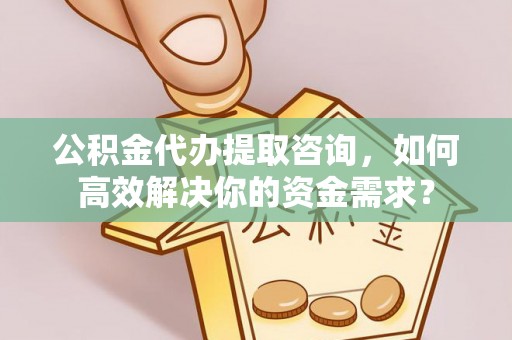 潍坊公积金代办提取咨询，如何高效解决你的资金需求？