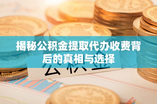 潍坊揭秘公积金提取代办收费背后的真相与选择