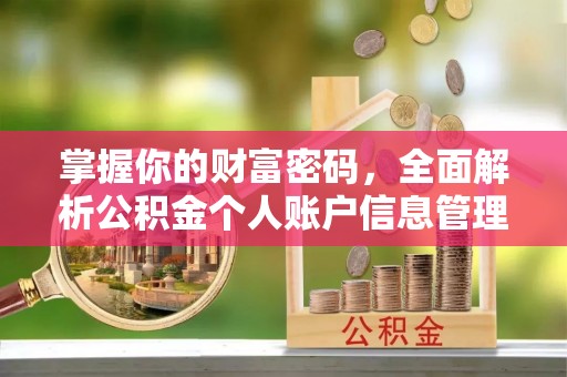 潍坊掌握你的财富密码，全面解析公积金个人账户信息管理