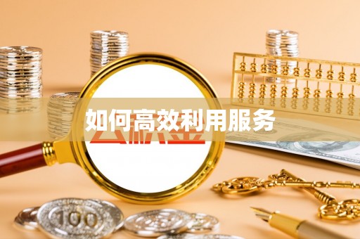 潍坊如何高效利用服务