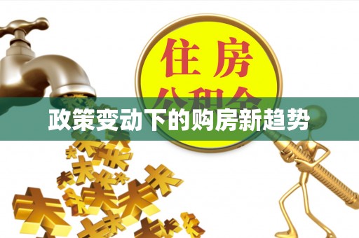 潍坊政策变动下的购房新趋势