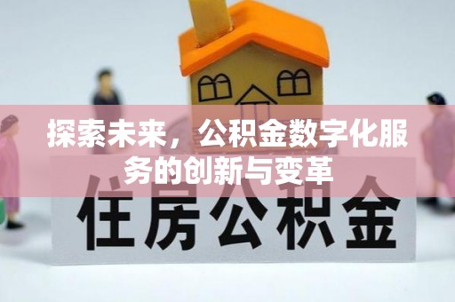 潍坊探索未来，公积金数字化服务的创新与变革
