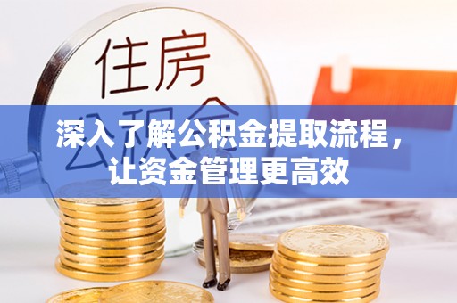 潍坊深入了解公积金提取流程，让资金管理更高效