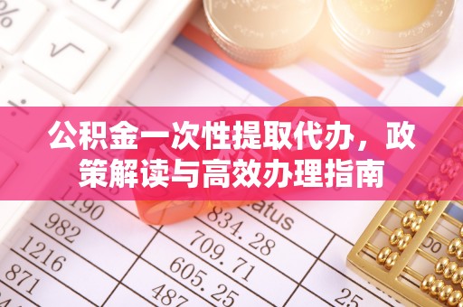 潍坊公积金一次性提取代办，政策解读与高效办理指南