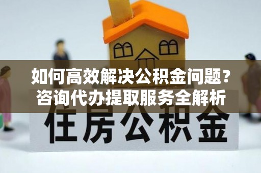 潍坊如何高效解决公积金问题？咨询代办提取服务全解析