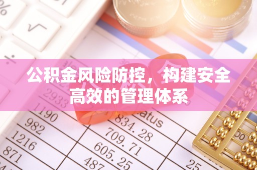 潍坊公积金风险防控，构建安全高效的管理体系